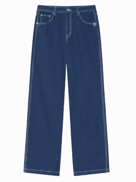 Colour Dyed Cotton Trousers