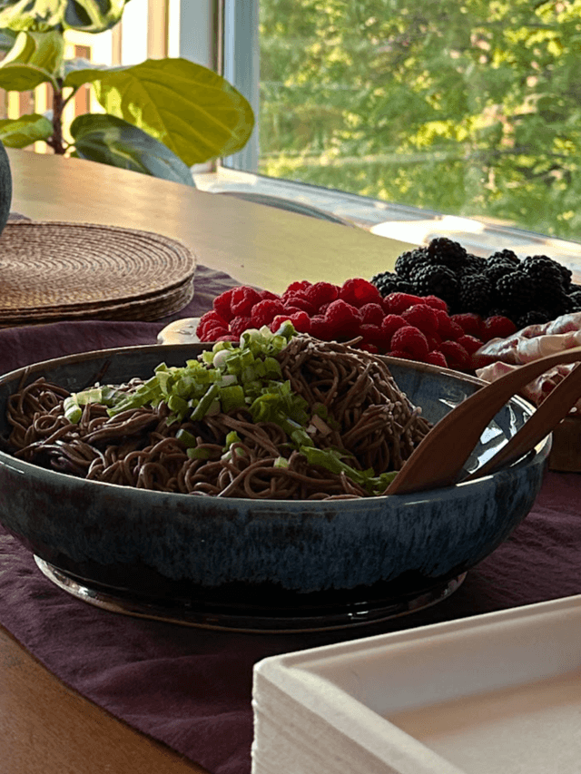 Refreshing Cold Soba Noodles