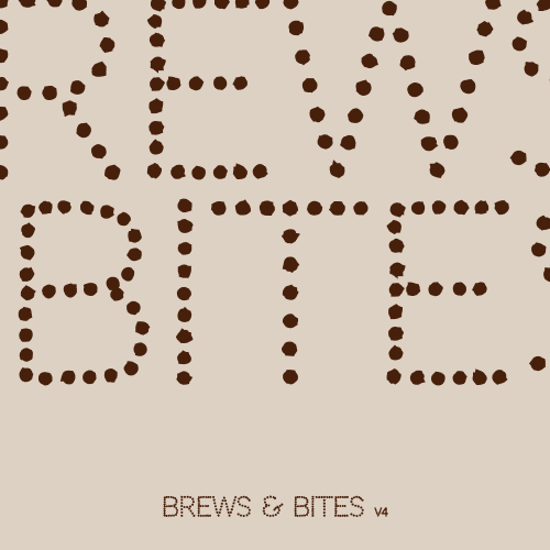 Brews & Bites Menu - Front